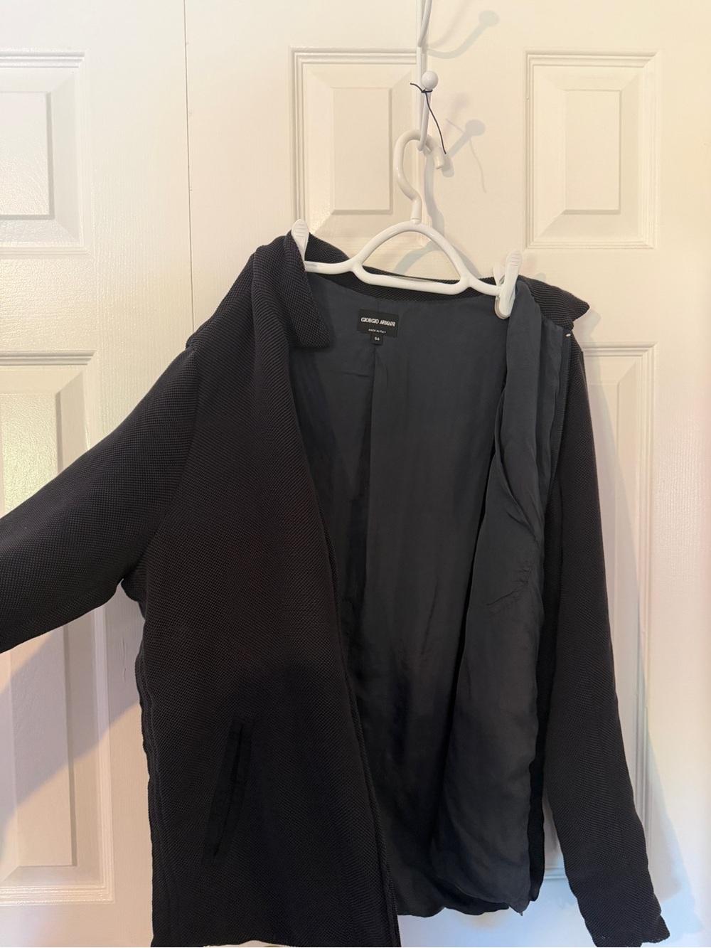 Giorgio Armani Made in Italy Black Jacket – Men’s IT 54 – Authentic